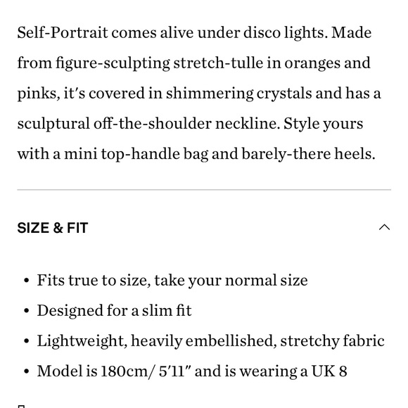 Self portrait Off-the-shoulder crystal-embellished dress - Picture 5 of 8